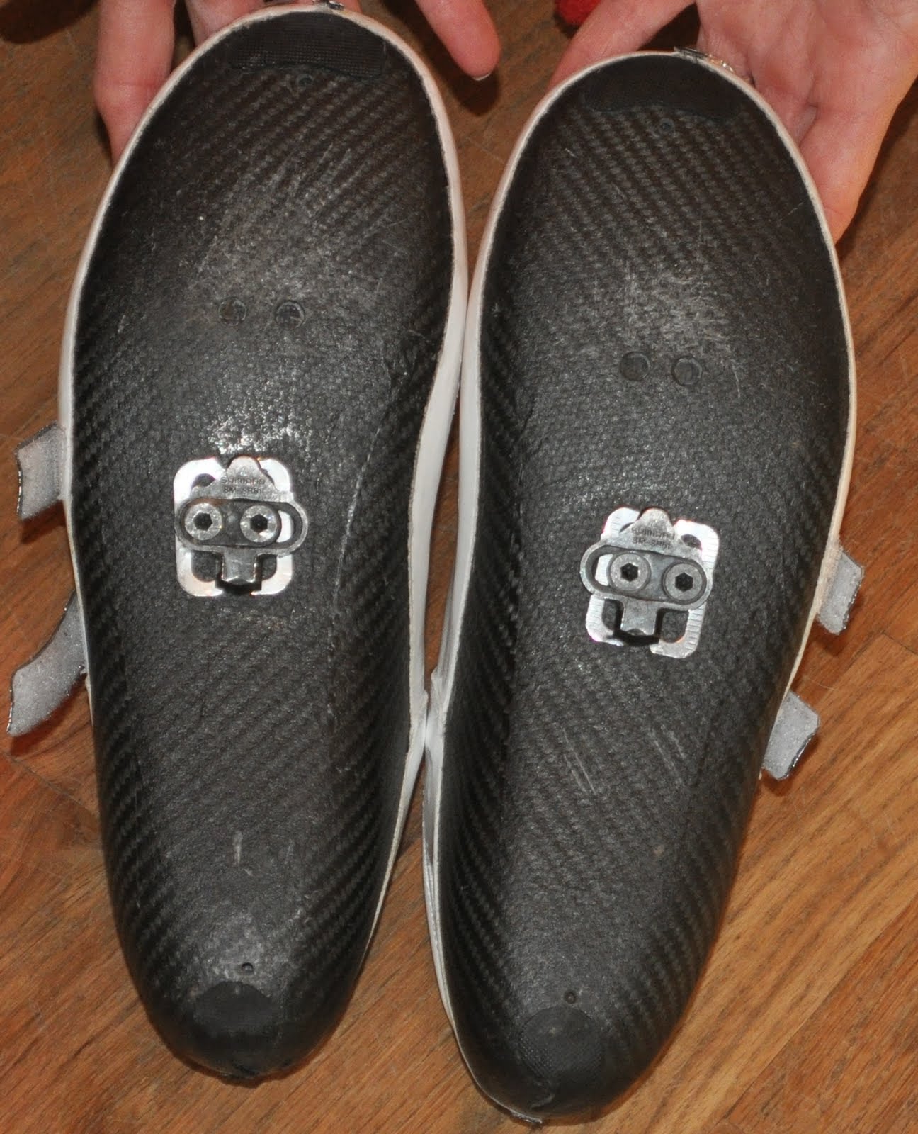 positioning cleats on cycling shoes